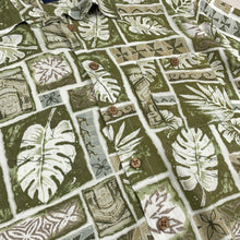 Charger l'image dans la galerie, chemise-a-fleurs-vintage-homme-verte