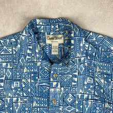 Charger l'image dans la galerie, chemise-aloha-a-fleurs-bleue-homme