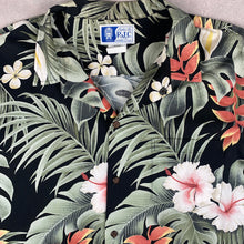 Charger l'image dans la galerie, chemise-aloha-made-in-hawaii-rjc-motifs-fleurs-et-hibiscus