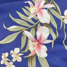 Charger l'image dans la galerie, chemise-aloha-made-in-hawaii-two-palms-bleue-homme