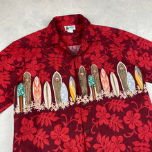 Charger l'image dans la galerie, chemise-aloha-made-in-hawaii-usa-rouge