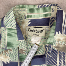 Charger l'image dans la galerie, chemise-aloha-vintage-made-in-hawaii-homme-verte
