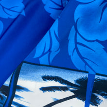 Charger l'image dans la galerie, chemise-hawaienne-a-fleurs-homme-bleue