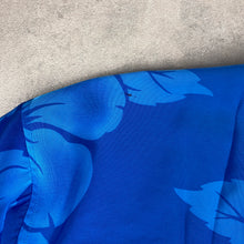 Charger l'image dans la galerie, chemise-hawaienne-a-fleurs-homme-bleue