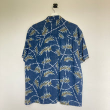 Charger l'image dans la galerie, chemise-hawaienne-a-fleurs-homme-bleue-vintage