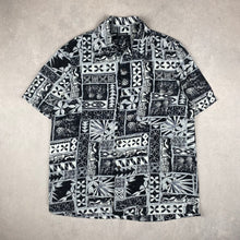 Charger l'image dans la galerie, chemise-hawaienne-a-fleurs-homme-noire