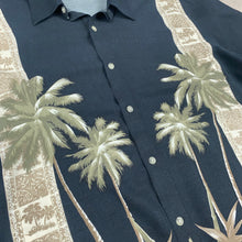 Charger l'image dans la galerie, chemise-hawaienne-a-fleurs-homme-noire-vintage