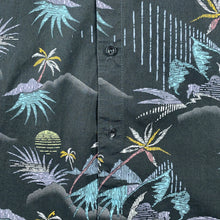 Charger l'image dans la galerie, chemise-hawaienne-grise-a-fleurs-homme