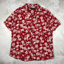 Charger l'image dans la galerie, chemise-hawaienne-homme-a-fleurs-rouge