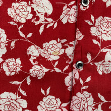 Charger l'image dans la galerie, chemise-hawaienne-homme-a-fleurs-rouge