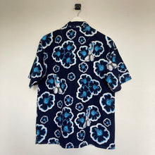 Charger l'image dans la galerie, chemise-hawaienne-homme-vintage-a-fleurs-bleue