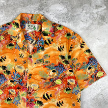 Charger l'image dans la galerie, chemise-hawaienne-vintage-a-fleurs-homme-kys-made-in-hawaii