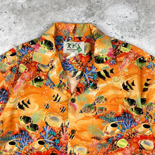Charger l'image dans la galerie, chemise-hawaienne-vintage-a-fleurs-homme-kys-made-in-hawaii
