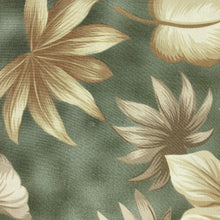 Charger l'image dans la galerie, chemise-hawaienne-vintage-a-fleurs-kaki-homme