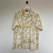 Charger l'image dans la galerie, chemise-hawaienne-vintage-a-motifs-homme-budweiser