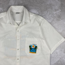 Charger l'image dans la galerie, chemise-hawaienne-vintage-blanche-homme