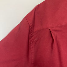 Charger l'image dans la galerie, chemise-hawaienne-vintage-homme-a-fleurs-et-a-motifs-bordeaux