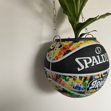Charger l'image dans la galerie, deco-de-basket-decoration-nba-basketball-planter-ballon-de-basket-pot-de-fleurs-spalding