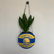 Charger l'image dans la galerie, decoration-de-basket-deco-nba-basketball-planter-ballon-de-basket-pot-de-fleurs-spalding-warriors