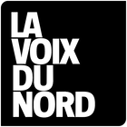 logo la voix du nord noir et blanc