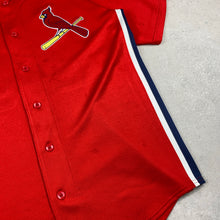 Charger l'image dans la galerie, maillot-baseball-majestic-cardinals-saint-louis-chemise-mlb-rouge