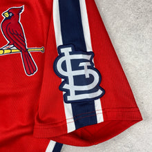 Charger l'image dans la galerie, maillot-baseball-majestic-cardinals-saint-louis-chemise-mlb-rouge