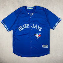 Charger l'image dans la galerie, maillot-baseball-majestic-toronto-blue-jays-chemise-mlb-bleu