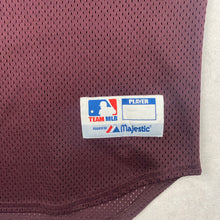 Charger l'image dans la galerie, maillot-baseball-majestic-vintage-mlb-bordeaux