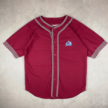 Charger l'image dans la galerie, maillot-de-hockey-vintage-avalanche-colorado-nhl-1990-bordeaux