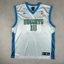 Charger l'image dans la galerie, maillot-de-basket-adidas-vintage-nuggets-anthony-15-nba-blanc