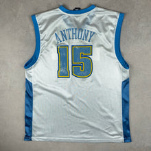 Charger l'image dans la galerie, maillot-de-basket-adidas-vintage-nuggets-anthony-15-nba-blanc
