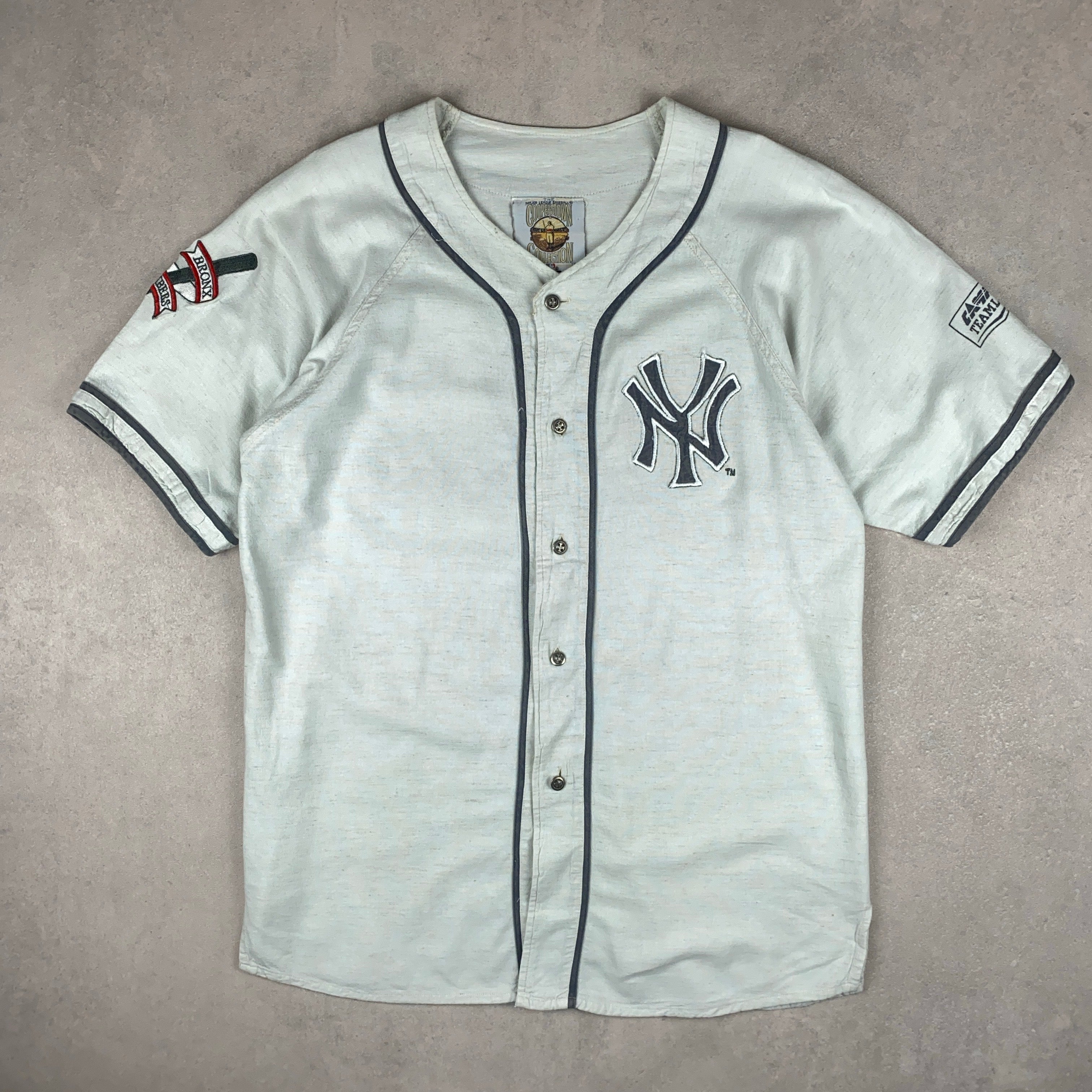 Maillot Baseball Yankees Chemise Baseball Blanche Maillot De