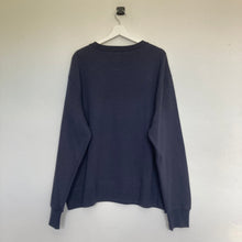 Charger l'image dans la galerie, pull-vintage-homme-oversize-bleu-fonce-unisexe