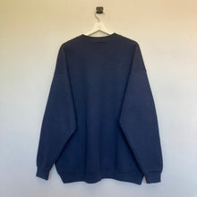 Charger l'image dans la galerie, pull-vintage-homme-oversize-bleu-fonce-unisexe-made-in-usa