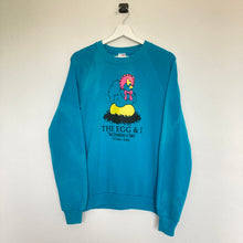 Charger l'image dans la galerie,     pull-vintage-homme-oversize-turquoise-made-in-usa