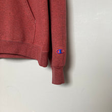 Charger l'image dans la galerie, sweat-a-capuche-vintage-champion-homme-oversize-rouge-unisexe