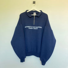 Charger l'image dans la galerie, sweat-vintage-bleu-homme-university-usa-90s