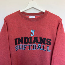 Charger l'image dans la galerie, sweat-vintage-champion-homme-oversize-rouge-unisexe