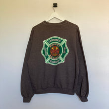 Charger l'image dans la galerie, sweat-vintage-homme-university-oversize-marron-imprime