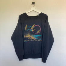 Charger l'image dans la galerie, sweat-vintage-noir-femme-made-in-usa-90s-florida