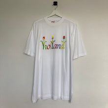 Charger l'image dans la galerie, t-shirt-blanc-vintage-homme-imprime-graphique-holand