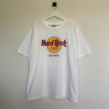 Charger l'image dans la galerie, t-shirt-homme-vintage-blanc-hard-rock-cafe-orlando