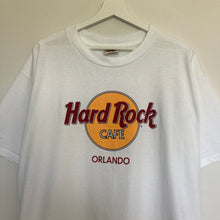 Charger l'image dans la galerie, t-shirt-homme-vintage-blanc-hard-rock-cafe-orlando