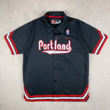 Charger l'image dans la galerie, veste-chemise-nike-portland-vintage-nba