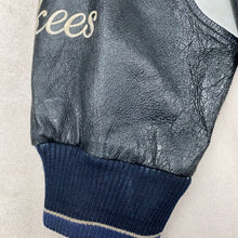 Charger l'image dans la galerie, veste-en-cuir-vintage-new-york-yankees-ny-blouson-teddy-mlb-baseball
