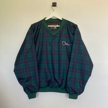 Charger l'image dans la galerie, veste-vintage-homme-femme-verte-a-carreaux-nylon