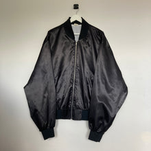 Charger l'image dans la galerie, veste-vintage-homme-noire-made-in-usa-bomber