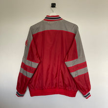 Charger l'image dans la galerie, veste-vintage-homme-reversible-noire-rouge-ohio-state-usa