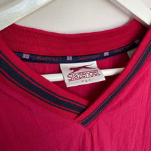 Charger l'image dans la galerie, veste-vintage-homme-rouge-framboise-sport-col-v