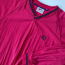 Charger l'image dans la galerie, veste-vintage-homme-rouge-framboise-sport-col-v